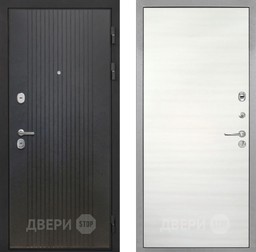 Входная металлическая Дверь Интекрон (INTECRON) Гектор ФЛ-295 Гладкая Дуб сильвер поперечный в Подольск