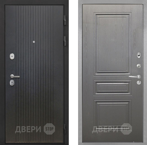 Входная металлическая Дверь Интекрон (INTECRON) Гектор ФЛ-295 ФЛ-243 Графит вуд дуб в Подольск