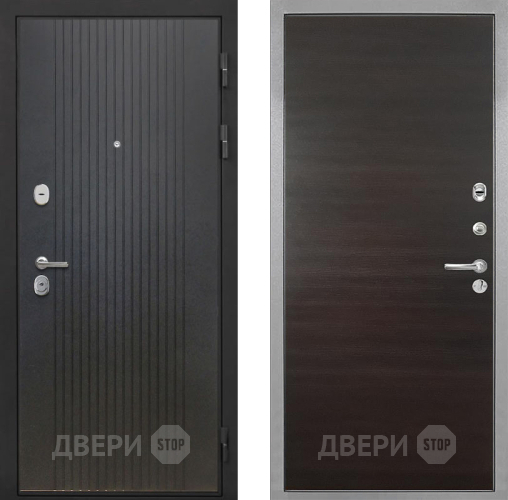 Входная металлическая Дверь Интекрон (INTECRON) Гектор ФЛ-295 Гладкая Эковенге поперечный в Подольск