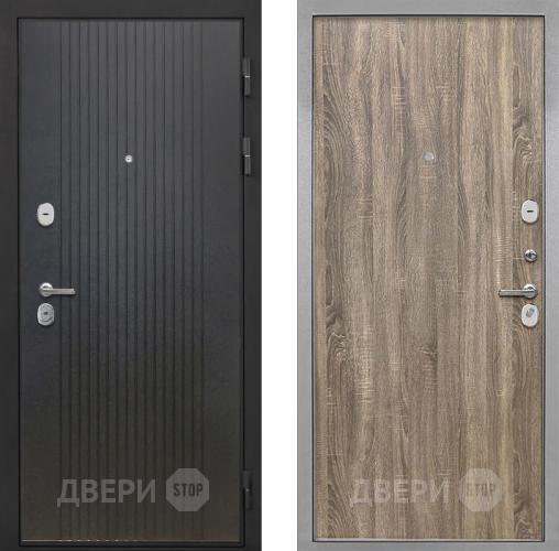 Входная металлическая Дверь Интекрон (INTECRON) Гектор ФЛ-295 Гладкая Дуб турин в Подольск