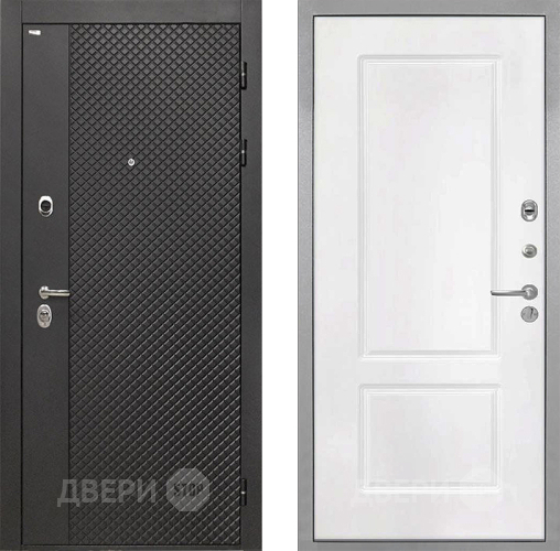 Дверь Интекрон (INTECRON) Олимпия Black 4К КВ-2 Белый матовый в Подольск