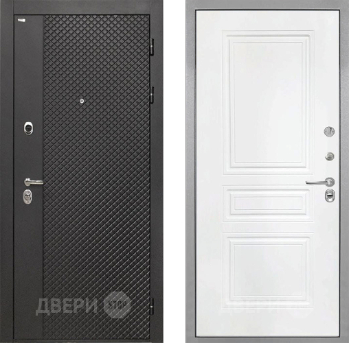 Дверь Интекрон (INTECRON) Олимпия Black 4К ФЛ-243 Белый матовый в Подольск
