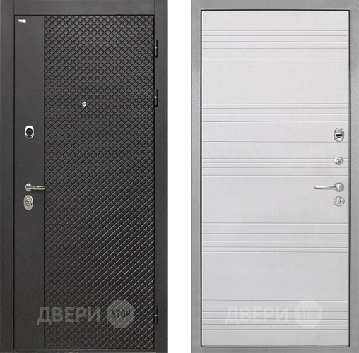 Дверь Интекрон (INTECRON) Олимпия Black 4К ФЛ-316 Белый ясень в Подольск