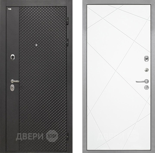 Входная металлическая Дверь Интекрон (INTECRON) Олимпия Black 4К Лучи-М Софт милк в Подольск