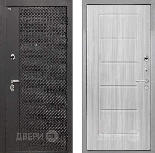 Входная металлическая Дверь Интекрон (INTECRON) Олимпия Black 4К ФЛ-39 Сандал белый в Подольск