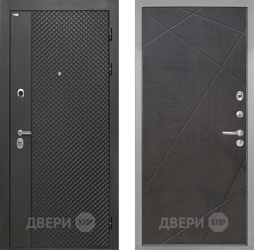 Входная металлическая Дверь Интекрон (INTECRON) Олимпия Black 4К Лучи-М Венге распил кофе в Подольск
