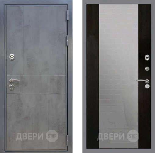 Дверь Рекс (REX) ФЛ-290 СБ-16 Зеркало Венге в Подольск