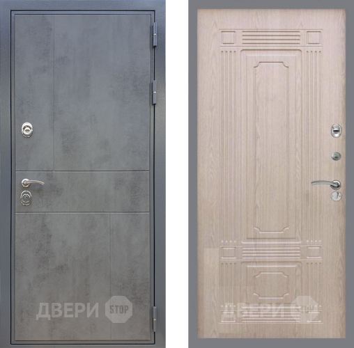 Входная металлическая Дверь Рекс (REX) ФЛ-290 FL-2 Беленый дуб в Подольск
