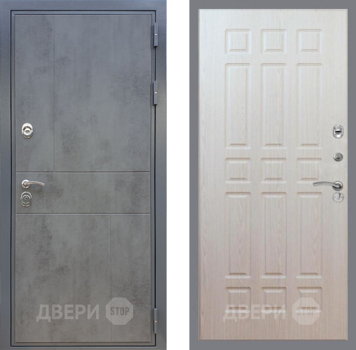 Входная металлическая Дверь Рекс (REX) ФЛ-290 FL-33 Беленый дуб в Подольск