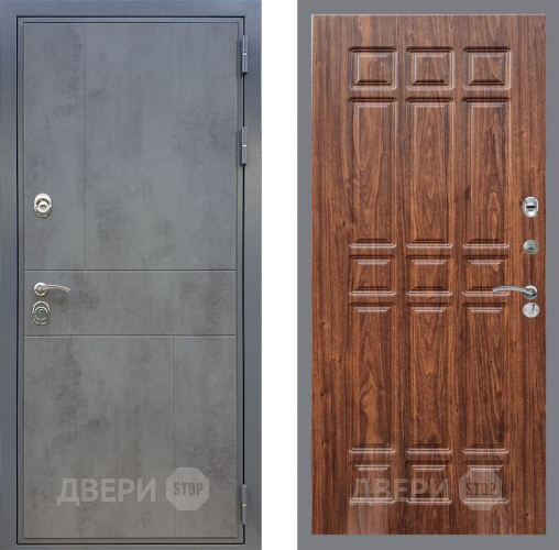 Входная металлическая Дверь Рекс (REX) ФЛ-290 FL-33 орех тисненый в Подольск