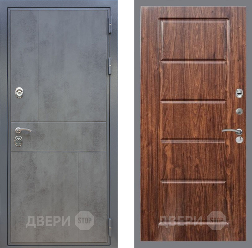 Входная металлическая Дверь Рекс (REX) ФЛ-290 FL-39 орех тисненый в Подольск