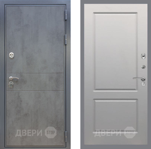 Входная металлическая Дверь Рекс (REX) ФЛ-290 FL-117 Грей софт в Подольск