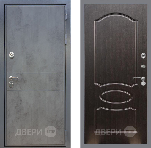 Входная металлическая Дверь Рекс (REX) ФЛ-290 FL-128 Венге светлый в Подольск