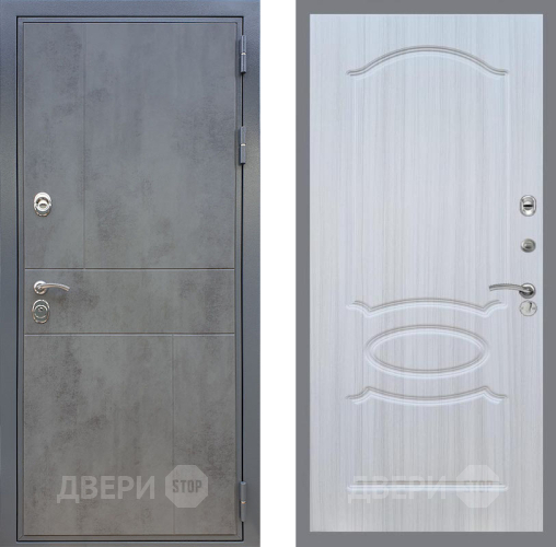 Входная металлическая Дверь Рекс (REX) ФЛ-290 FL-128 Сандал белый в Подольск
