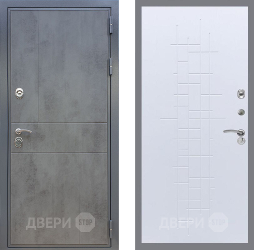 Входная металлическая Дверь Рекс (REX) ФЛ-290 FL-289 Белый ясень в Подольск