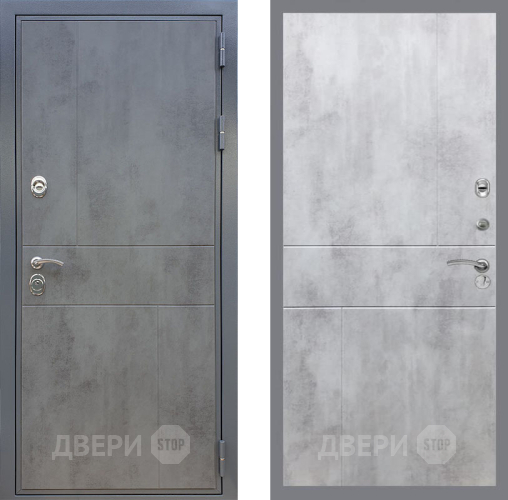 Входная металлическая Дверь Рекс (REX) ФЛ-290 FL-290 Бетон светлый в Подольск
