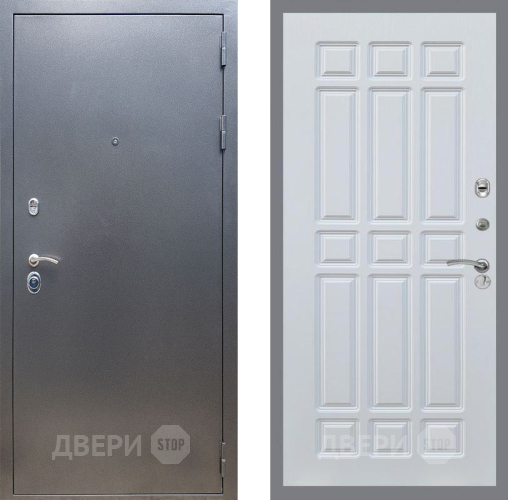 Входная металлическая Дверь Рекс (REX) 11 FL-33 Белый ясень в Подольск