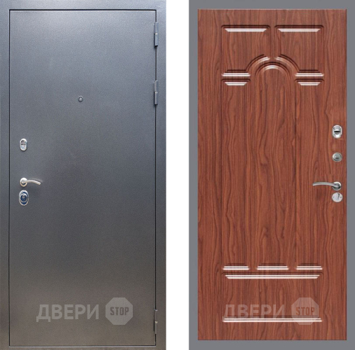 Входная металлическая Дверь Рекс (REX) 11 FL-58 орех тисненый в Подольск