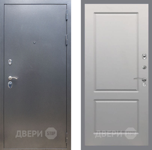 Входная металлическая Дверь Рекс (REX) 11 FL-117 Грей софт в Подольск