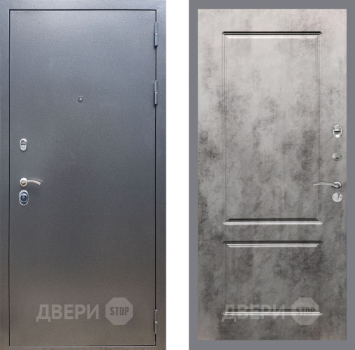 Входная металлическая Дверь Рекс (REX) 11 FL-117 Бетон темный в Подольск