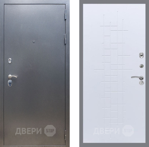 Входная металлическая Дверь Рекс (REX) 11 FL-289 Белый ясень в Подольск