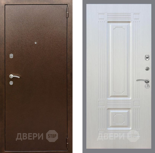 Дверь Рекс (REX) 1А Медный Антик FL-2 Лиственница беж в Подольск