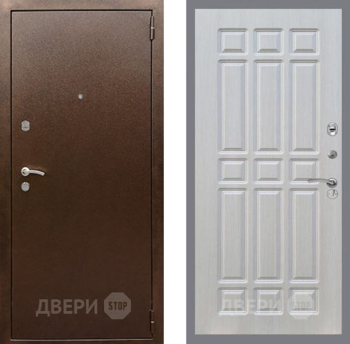 Дверь Рекс (REX) 1А Медный Антик FL-33 Лиственница беж в Подольск