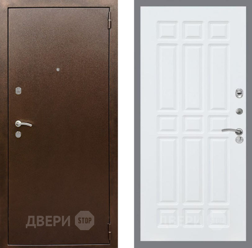 Дверь Рекс (REX) 1А Медный Антик FL-33 Силк Сноу в Подольск