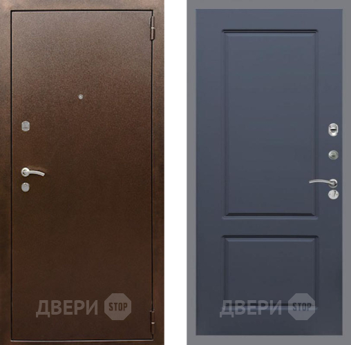 Входная металлическая Дверь Рекс (REX) 1А Медный Антик FL-117 Силк титан в Подольск