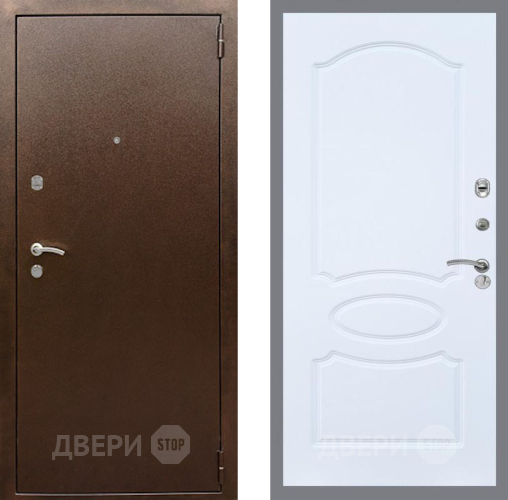 Дверь Рекс (REX) 1А Медный Антик FL-128 Силк Сноу в Подольск