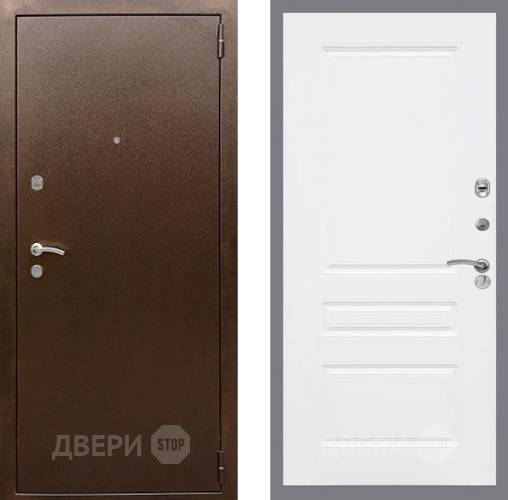 Дверь Рекс (REX) 1А Медный Антик FL-243 Силк Сноу в Подольск