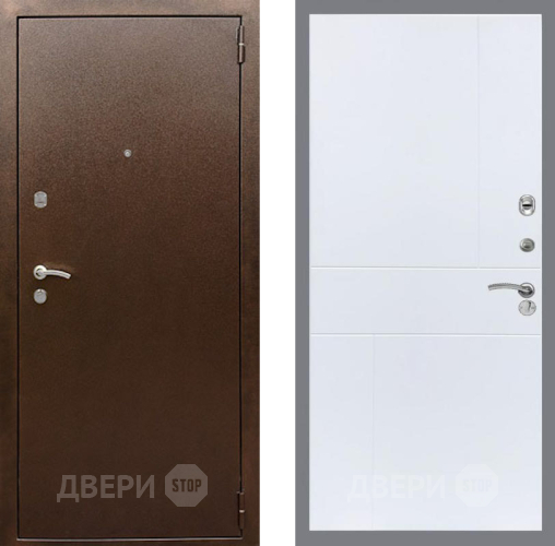 Дверь Рекс (REX) 1А Медный Антик FL-290 Силк Сноу в Подольск