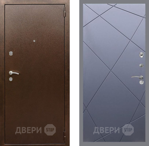 Дверь Рекс (REX) 1А Медный Антик FL-291 Силк титан в Подольск