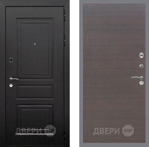 Входная металлическая Дверь Рекс (REX) 6 Венге GL венге поперечный в Подольск