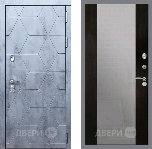 Входная металлическая Дверь Рекс (REX) 28 СБ-16 Зеркало Венге в Подольск