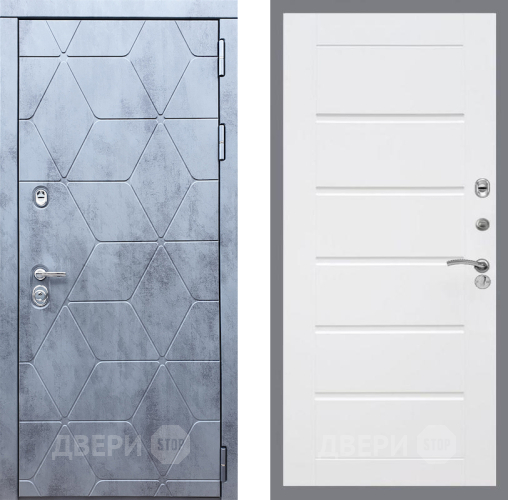 Входная металлическая Дверь Рекс (REX) 28 Сити Белый ясень в Подольск