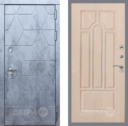 Входная металлическая Дверь Рекс (REX) 28 FL-58 Беленый дуб в Подольск