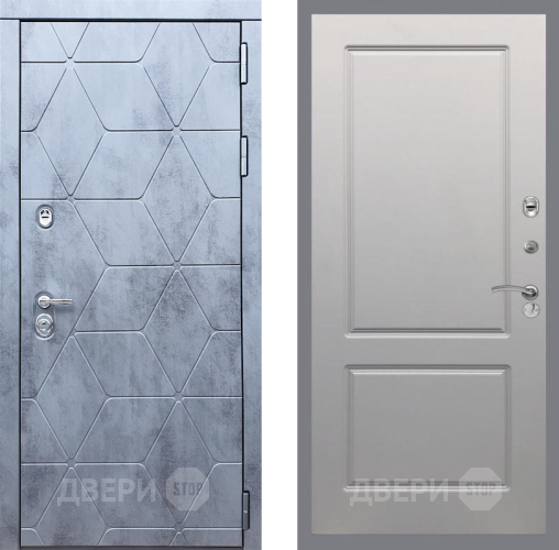 Входная металлическая Дверь Рекс (REX) 28 FL-117 Грей софт в Подольск