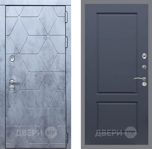 Входная металлическая Дверь Рекс (REX) 28 FL-117 Силк титан в Подольск