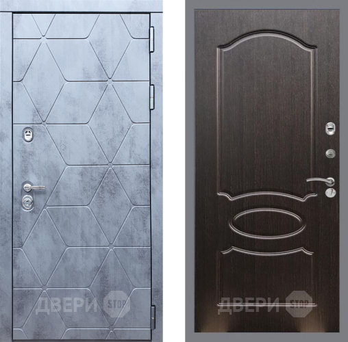 Входная металлическая Дверь Рекс (REX) 28 FL-128 Венге светлый в Подольск