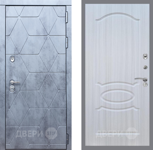 Входная металлическая Дверь Рекс (REX) 28 FL-128 Сандал белый в Подольск