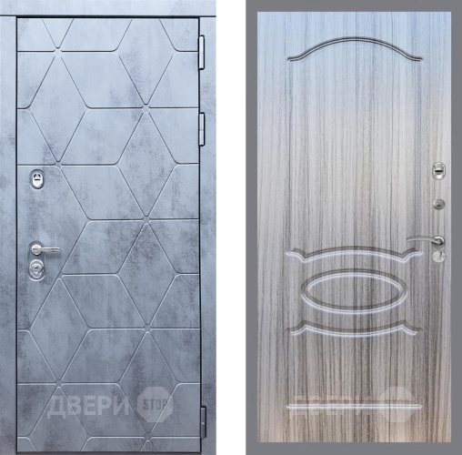 Входная металлическая Дверь Рекс (REX) 28 FL-128 Сандал грей в Подольск