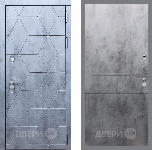 Входная металлическая Дверь Рекс (REX) 28 FL-290 Бетон темный в Подольск