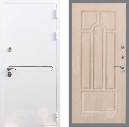 Входная металлическая Дверь Рекс (REX) 27 FL-58 Беленый дуб в Подольск