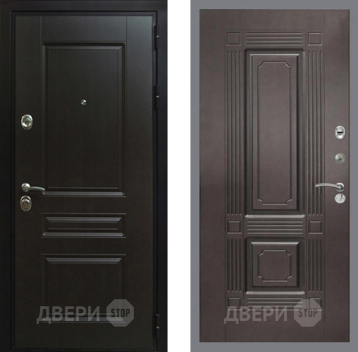 Входная металлическая Дверь Рекс (REX) Премиум-Н FL-2 Венге в Подольск