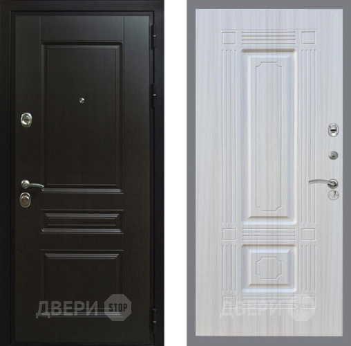 Входная металлическая Дверь Рекс (REX) Премиум-Н FL-2 Сандал белый в Подольск