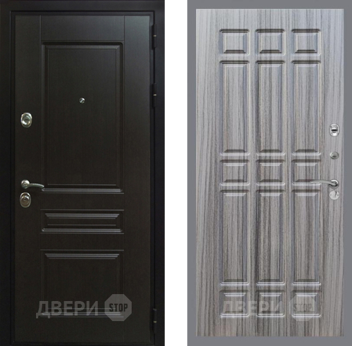 Входная металлическая Дверь Рекс (REX) Премиум-Н FL-33 Сандал грей в Подольск
