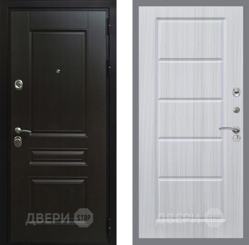 Входная металлическая Дверь Рекс (REX) Премиум-Н FL-39 Сандал белый в Подольск