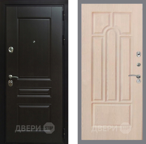 Входная металлическая Дверь Рекс (REX) Премиум-Н FL-58 Беленый дуб в Подольск
