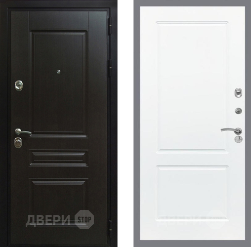 Входная металлическая Дверь Рекс (REX) Премиум-Н FL-117 Силк Сноу в Подольск